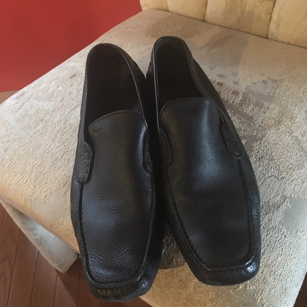 Salvatore Ferragamo Men  Moccasin Black Size 11